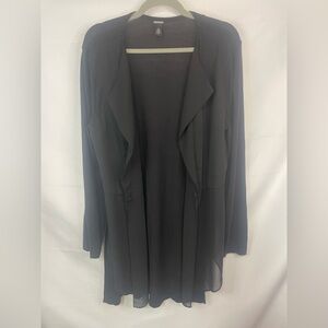 Chicos Black Label, dress over piece. Very drapey and flowey.